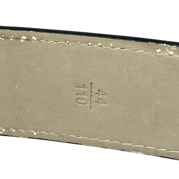 Louis Vuitton LV Men’s Monogram Belt Silver Black 44/110 - Picture 4 of 6